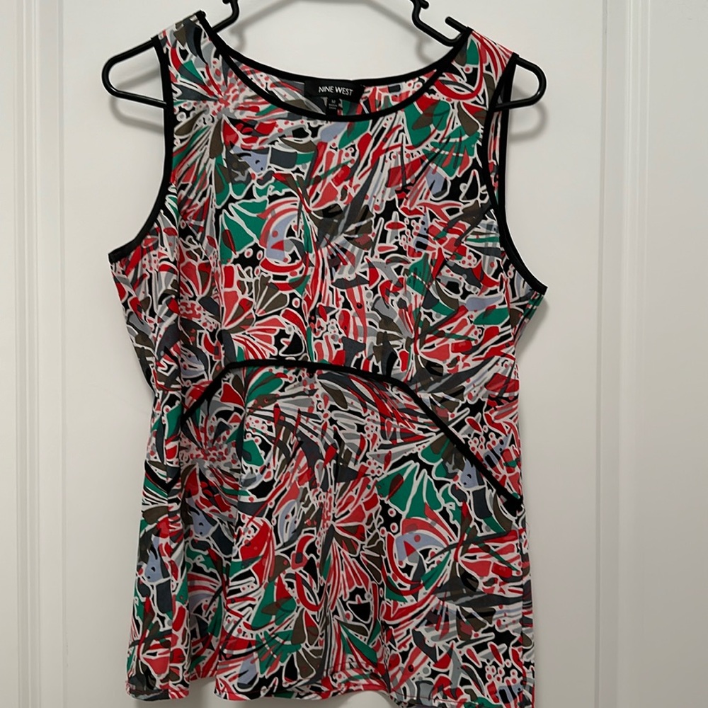Nine West sleeveless blouse